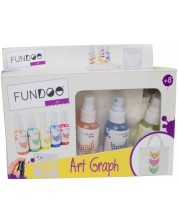 Set creativ Fundoo  - Sacosa de colorat pentru copii