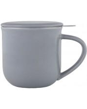 Ceașcă de ceai cu strecurătoare Viva Scandinavia - Minima Sea Salt, 350 ml, gri -1