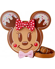 Geantă Loungefly Disney: Mickey and Minnie - Gingerbread Cookie -1