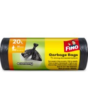 Saci de gunoi Fino - Economy, 20 L, 30 buc, negre