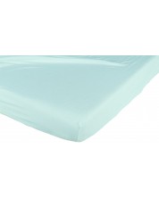 Set lenjerie de pat cu bandă elastică Candide, 60 x 120 cm, albastru cer -1