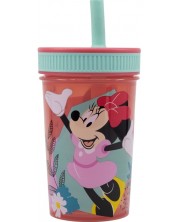 Pahar cu pai  Stor Minnie Mouse - Being More Minnie, 465 ml  -1