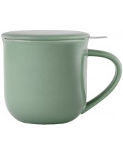Ceașcă de ceai cu strecurătoare Viva Scandinavia - Minima Stone Green, 350 ml -1