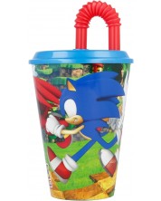 Pahar cu pai Stor Sonic - 430 ml -1