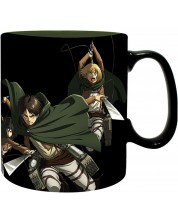 Cupa cu efect termic ABYstyle Animation: Attack on Titan - Titan Eren, 460 ml