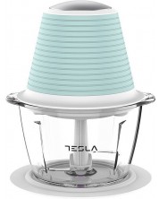 Tocător Tesla - FC510BWS Silicone Delight, 1.2 l, 350W, 1 viteza, alb/albastru -1
