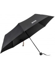 Umbrelă Hugo Boss Iconic - Mini, neagră