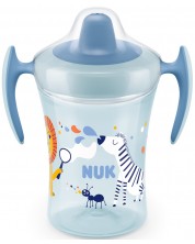 Cupa cu varf moale Nuk Evolution - Trainer cup, 230 ml, pentru baietel -1