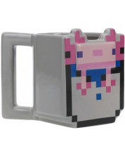 Cană 3D Paladone Games: Minecraft - Axolotl, 400 ml