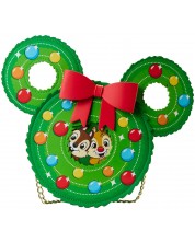 Geantă Loungefly Disney: Chip and Dale - Wreath -1