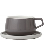 Ceașcă de ceai cu farfurioară Viva Scandinavia - Classic Storm, 250 ml -1