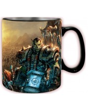 Cana cu efect termic ABYstyle Games: World of Warcraft - Azeroth, 460 ml	
