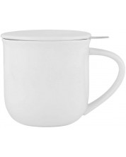 Ceașcă de ceai cu strecurătoare Viva Scandinavia - Minima Pure White, 350 ml -1