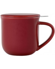 Ceașcă de ceai cu strecurătoare Viva Scandinavia - Minima Cranberry, 350 ml -1