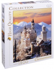 Puzzle Clementoni de 1500 piese - Castelul Neuschwanstein