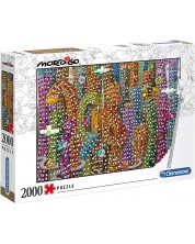 Puzzle Clementoni de 2000 piese - The Jungle, Guillermo Mordillo 