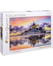 Puzzle Clementoni de 1000 piese - Minunatul Mont Saint-Michel