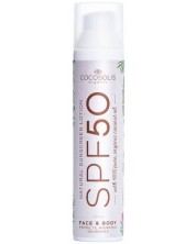 Cocosolis Sunscreen Lotiune naturala de protectie solara, SPF 50, 100 g