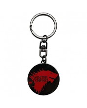Breloc  ABYstyle Television: Game of Thrones - Winter Is Coming (red & black) -1
