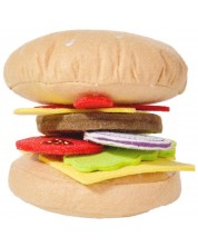 Set de joaca Classic World - Hamburger din material textil