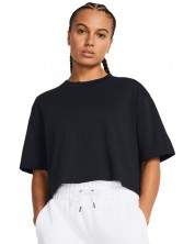 Tricou damă  Under Armour - Campus Boxy Crop , negru -1