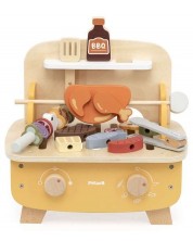 Set de joacă din lemn Viga Toys PolarB – Grătar cu accesorii