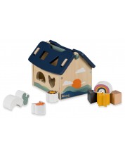 Sorter din lemn casă Hauck - Sort N Build, casă