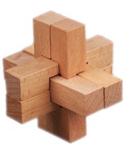 Puzzle 3D din lemn Johntoy - Enigma, tip 8 -1