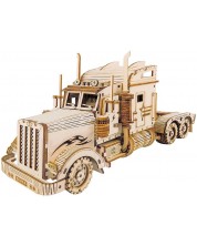 Puzzle 3D din lemn Robo Time din 286 de piese - Camion