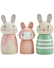Figurine din lemn Tender Leaf Toys - Bunny Family -1