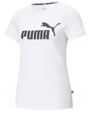 Tricou damă Puma - Essentials Logo Tee , alb -1