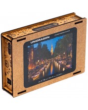 Puzzle din lemn Unidragon din 125 de piese - Amsterdam (marimea S) -1