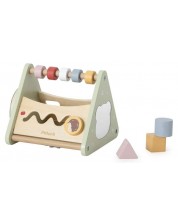 Jucărie educativă din lemn 5 în 1 Viga Toys PolarB – Triunghi Montessori