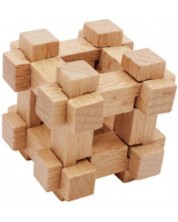 Puzzle 3D din lemn Johntoy - Enigma, tip 4 -1