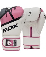 Mănuși de box pentru femei RDX - BGR-F7, albi/roz -1
