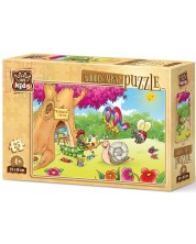 Puzzle din lemn Art Puzzle de 25 piese - Artisti in padure