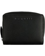 Portofel de dama din piele Bugatti Bella - Cu 1 fermoar, negru -1