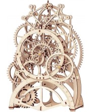 Puzzle 3D din lemn Robo Time de 166 de piese - Ceas cu pendul