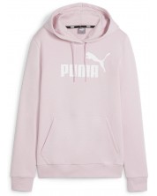 Hanorac pentru femei Puma - Logo, roz -1