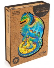 Puzzle din lemn Unidragon de 183 piese - Dragon (marimea M)