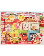 Puzzle din lemn Rs Toys - Animalele in ferma