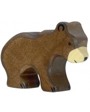 Figurina din lemn Holztiger - Micul urs brun