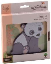 Puzzle din lemn Jouéco - Panda