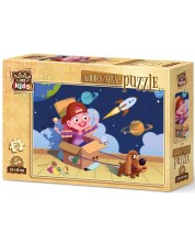 Puzzle din lemn Art Puzzle 50 de piese - Micul astronaut