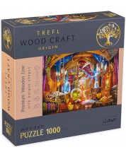 Puzzle din lemn Trefl din 1000 de piese - O incapere magica  -1