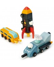 Set de jucării din lemn Tender Leaf Toys - Space Race