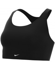 Bustier sport pentru femei Nike - Swoosh , negru -1
