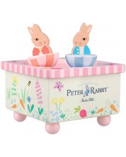 Cutie muzicală din lemn Orange Tree Toys Peter Rabbit - Roz