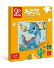 Puzzle glisant din lemn Hape – 16 piese - imagine 1