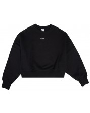 Bluză de damă Nike - Phoenix Fleece OOS Crew, neagră -1